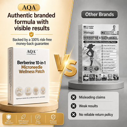 AQA® 𝗢𝗳𝗳𝗶𝗰𝗶𝗮𝗹 𝗦𝘁𝗼𝗿𝗲 | 𝗠𝗼𝗿𝗶𝗻𝗴𝗮 & 𝗕𝗲𝗿𝗯𝗲𝗿𝗶𝗻𝗲 𝟭𝟬-𝗜𝗡-𝟭 𝗔𝗱𝘃𝗮𝗻𝗰𝗲𝗱 𝗡𝗮𝗻𝗼 𝗠𝗶𝗰𝗿𝗼𝗻𝗲𝗲𝗱𝗹𝗲 𝗣𝗮𝘁𝗰𝗵 🩹(𝗢𝗻𝗰𝗲 𝗮 𝗗𝗮𝘆 - 𝗩𝗶𝘀𝗶𝗯𝗹𝗲 𝗥𝗲𝘀𝘂𝗹𝘁𝘀 𝗶𝗻 𝗝𝘂𝘀𝘁 𝟳 𝗗𝗮𝘆𝘀) 🌿