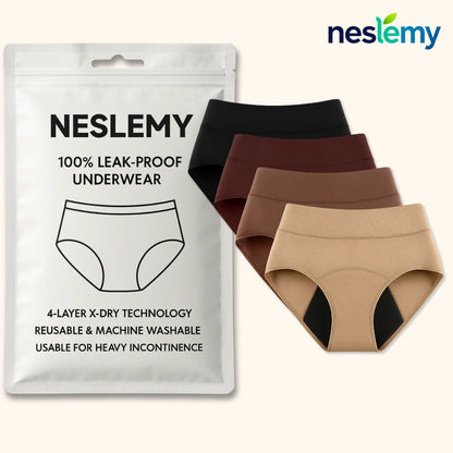 e??? Sale 70% OFF|NESLEMYa?¡é  100% Leak-Proof Underwear 4-pack