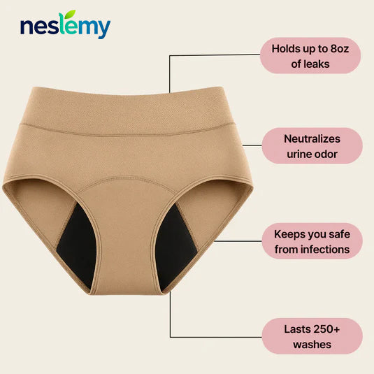 e??? Sale 70% OFF|NESLEMYa?¡é  100% Leak-Proof Underwear 4-pack