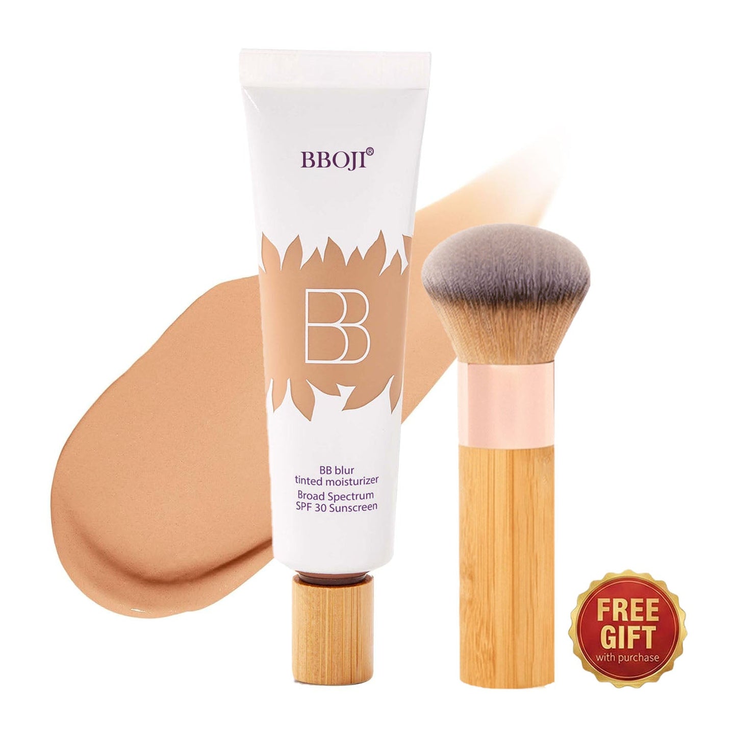 BBOJI® Moisturizing Concealer BB Cream SPF 30+ FREE Brush